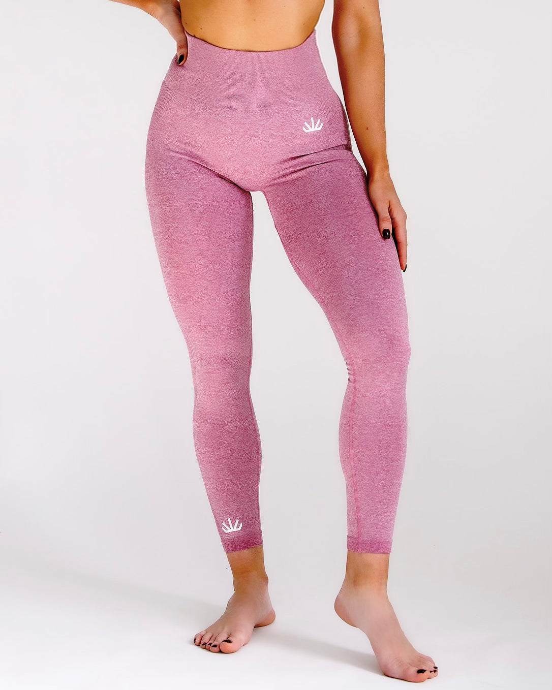 Flo Pink Seamless Butt Lift Gym Leggings - Splashwear